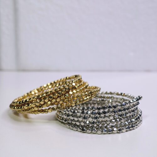 PULSERA CUENTAS ESPIRAL