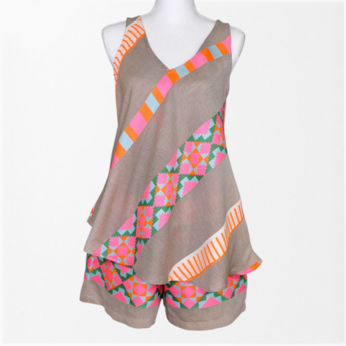 CONJUNTO TOP Y SHORT ÉTNICO - Imagen 7