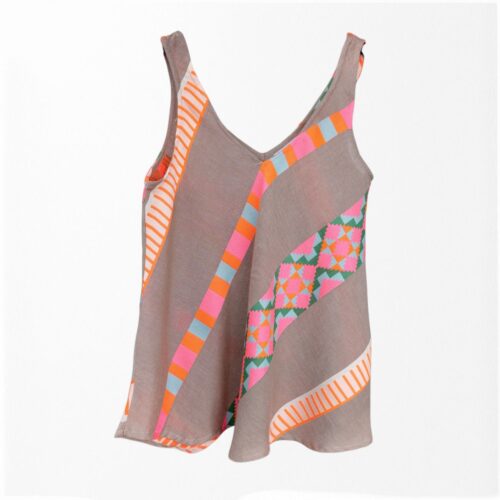 CONJUNTO TOP Y SHORT ÉTNICO - Imagen 4