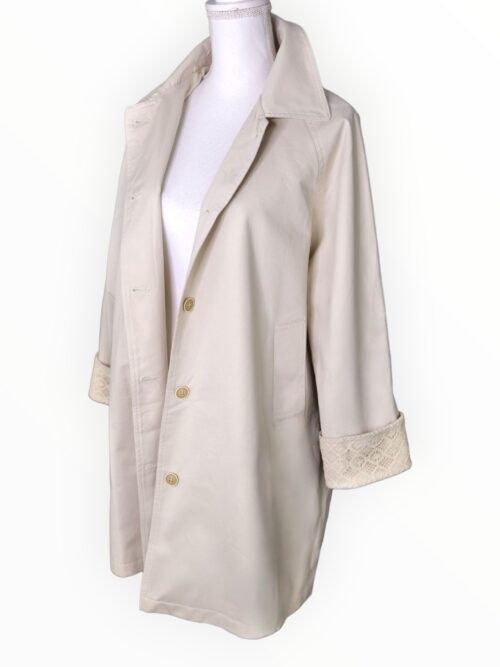 TRENCH PUÑOS CROCHET