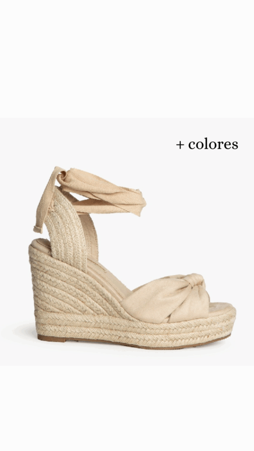 SANDALIA ESPARTO NUDO