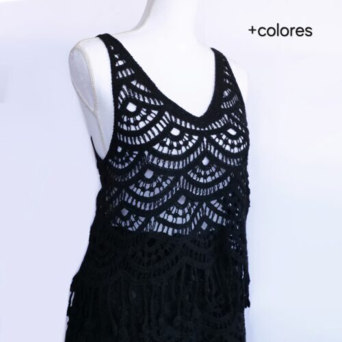 CONJUNTO SHORT Y TOP CROCHET