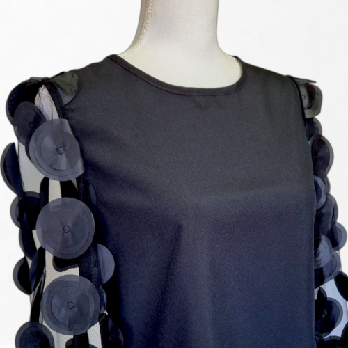 BLUSA DISCOS TRANSPARENCIAS - Imagen 4