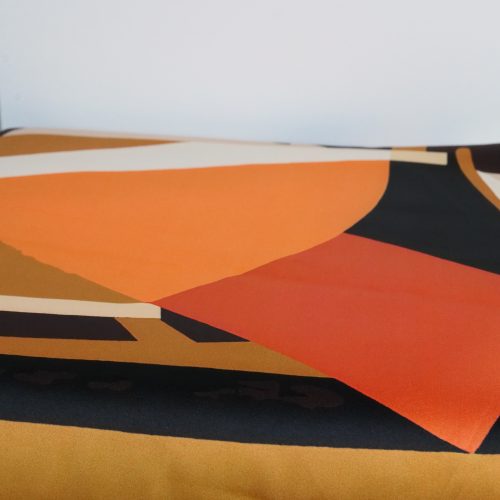PAÑUELO ESTAMPADO NARANJA - Imagen 5