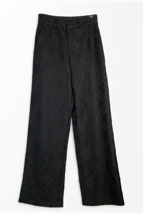 PANTALÓN RECTO ENCAJE