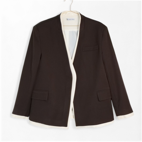 BLAZER CRUZADO BICOLOR - Imagen 5