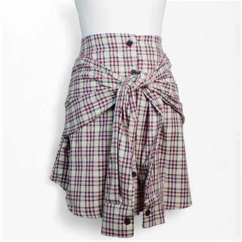 FALDA CUADROS LAZADA