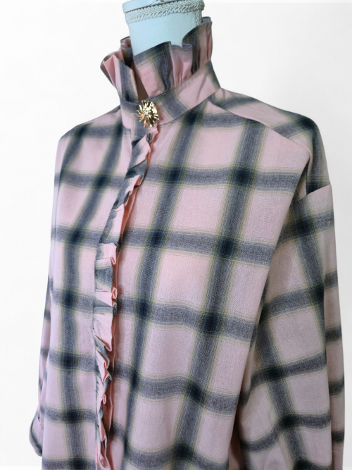 CAMISA TIRILLA CUADROS