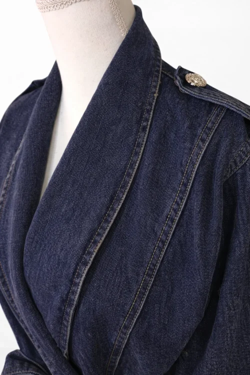 CHAQUETA DENIM CRUZADA - Imagen 7