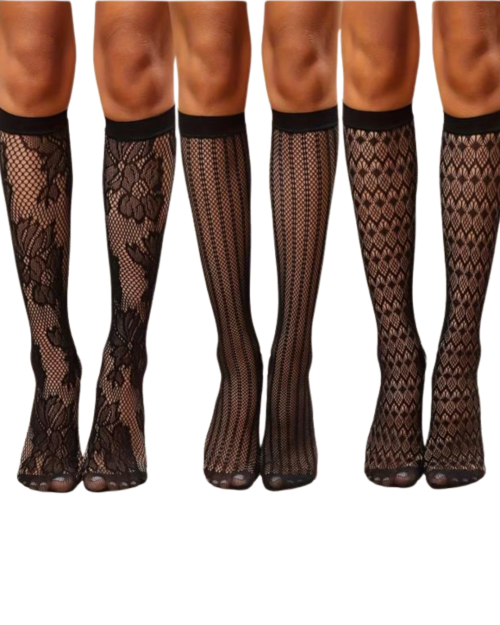 CALCETINES SEAMLESS ENCAJE