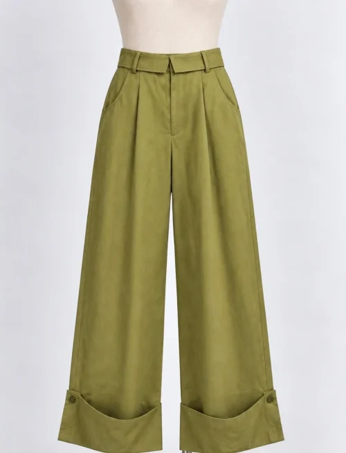 PANTALÓN VERDE OLIVA
