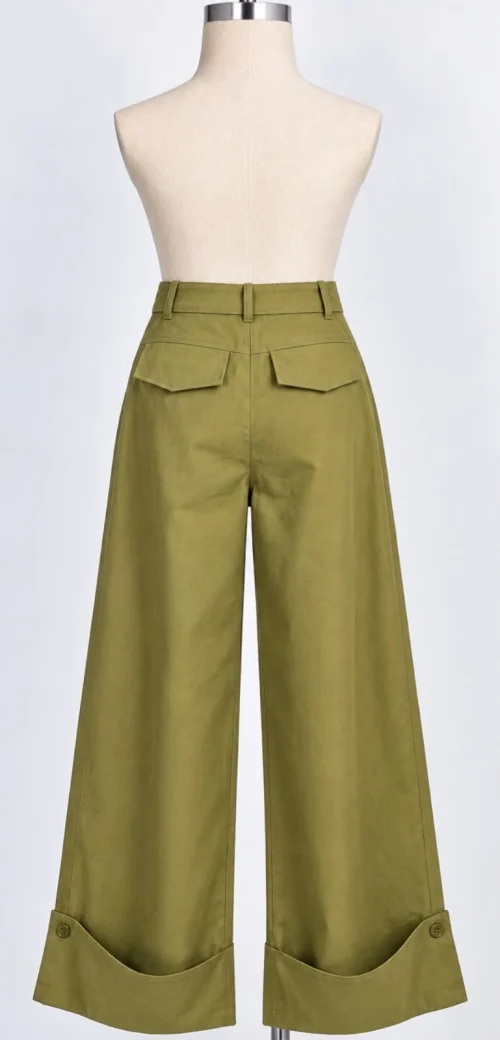 PANTALÓN VERDE OLIVA - Imagen 2