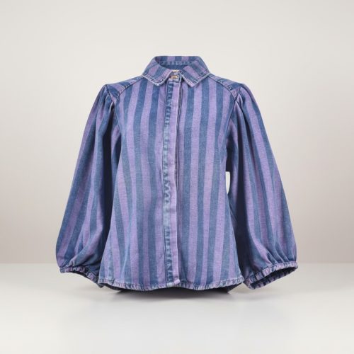 BLUSA DENIM RAYAS