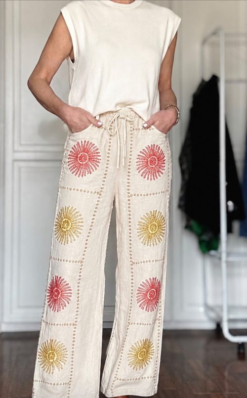 PANTALÓN ESTAMPADO SOL
