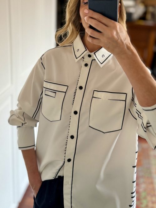CAMISA FLUIDA DIBUJO - Imagen 2