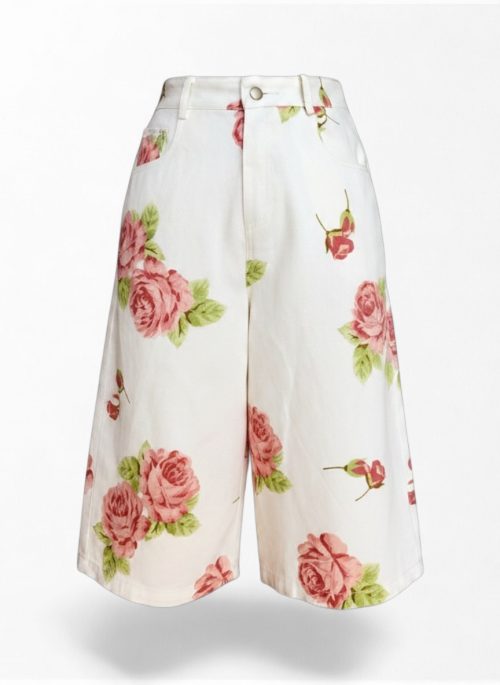 BERMUDAS DENIM ROSAS