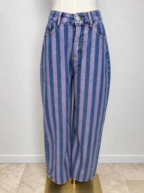 PANTALÓN DENIM RAYAS