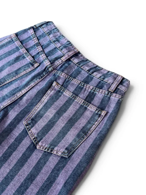 PANTALÓN DENIM RAYAS - Imagen 4