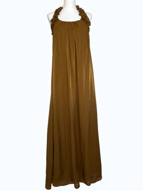 VESTIDO FRUNCIDO VOLANTE - Imagen 3