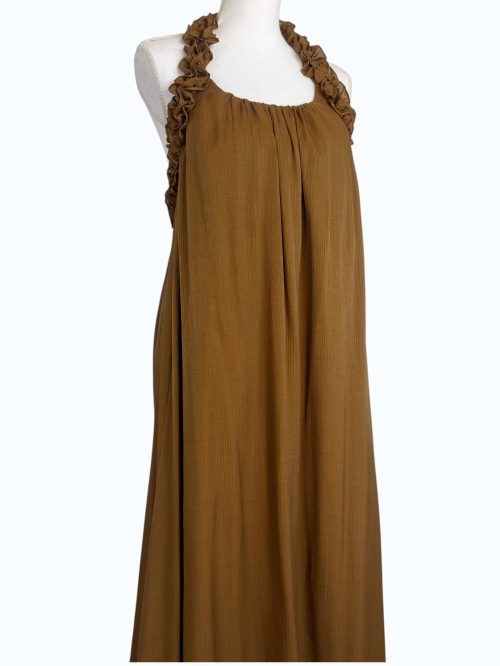 VESTIDO FRUNCIDO VOLANTE