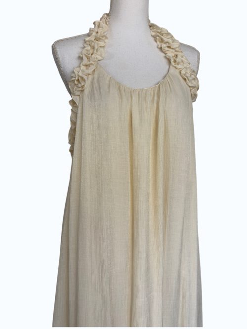 VESTIDO FRUNCIDO VOLANTE - Imagen 8