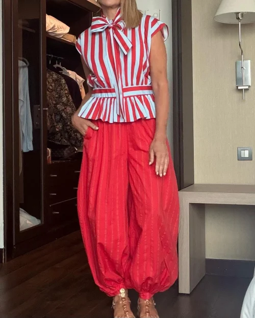 PANTALÓN RAYAS BOMBACHO