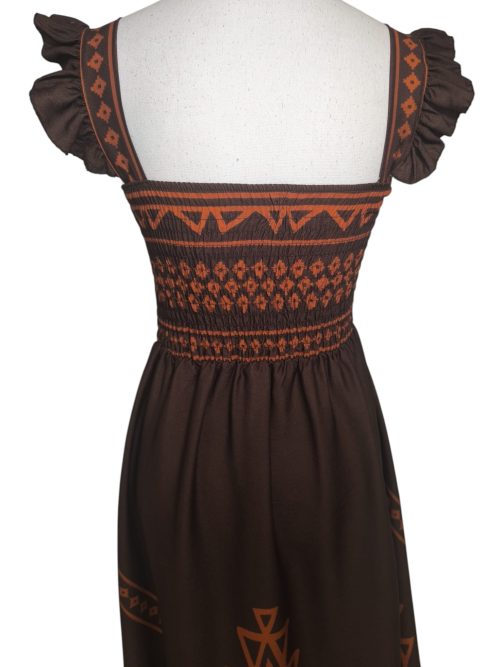 VESTIDO MIDI ÉCTNICO - Imagen 4