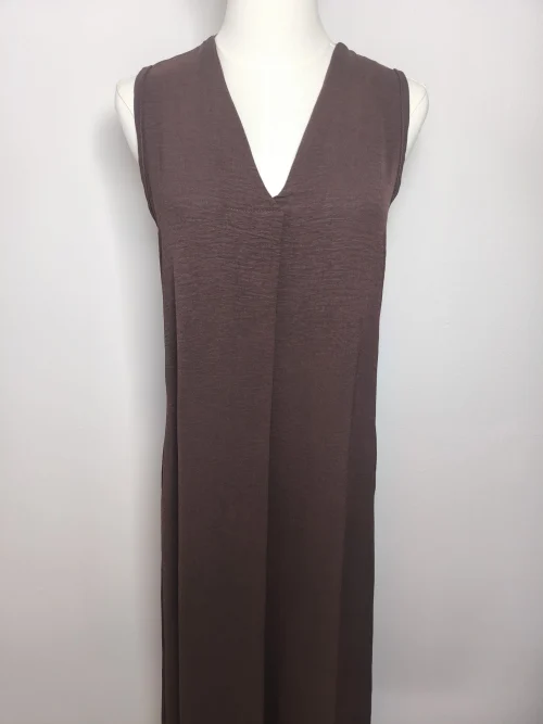 VESTIDO FLUIDO CREPE PICO - Imagen 2