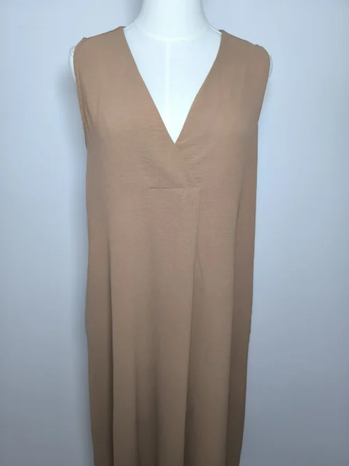 VESTIDO FLUIDO CREPE PLIEGUE - Imagen 7