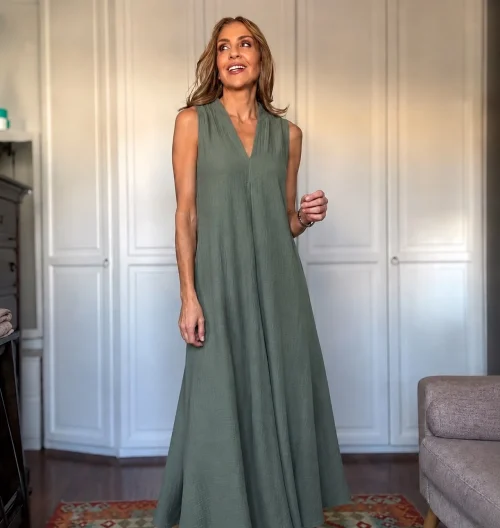 VESTIDO FLUIDO VISCOSA