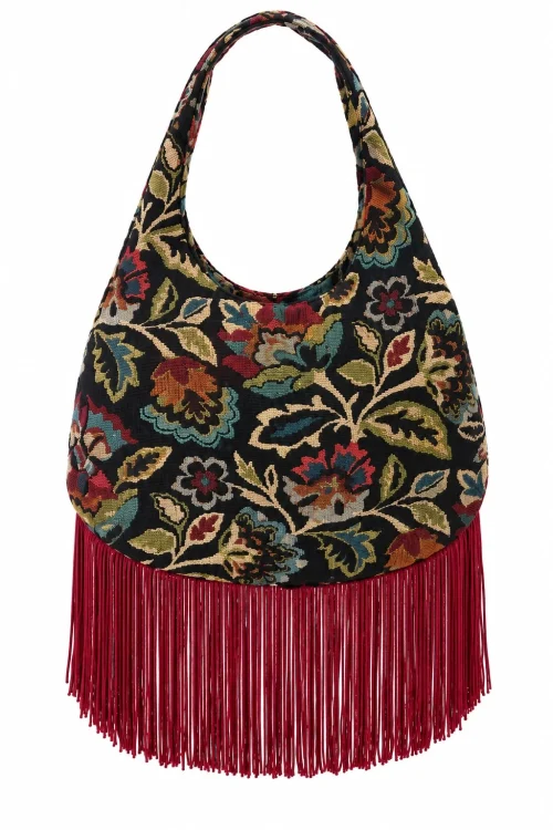 BOLSO FLECOS FLORAL
