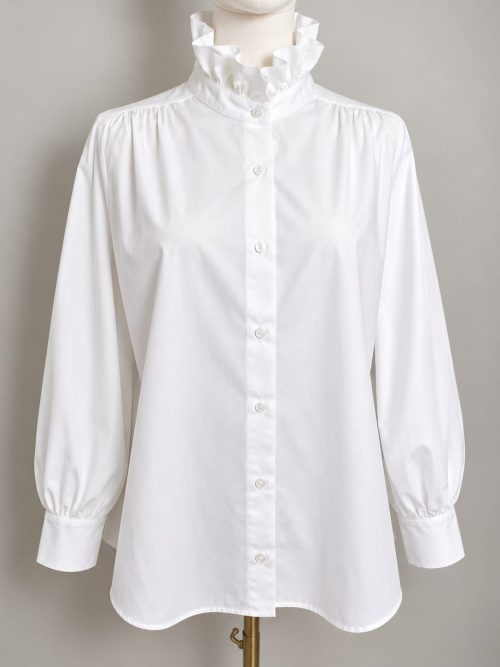 CAMISA CUELLO VOLANTE - Imagen 2