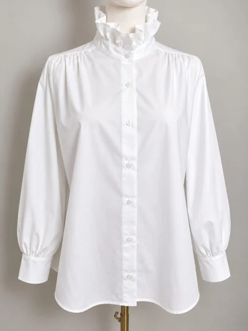 CAMISA CUELLO VOLANTE - Imagen 4