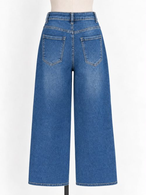 PANTALÓN DENIM TACHAS - Imagen 2