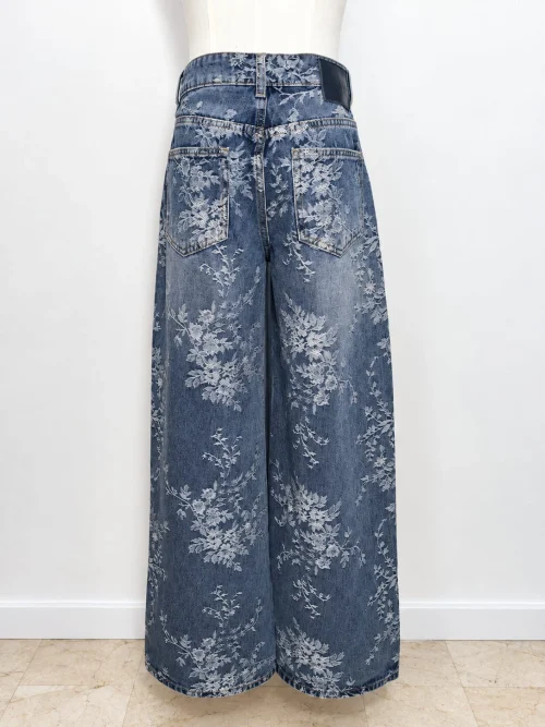 PANTALÓN VAQUERO ESTAMPADO - Imagen 2