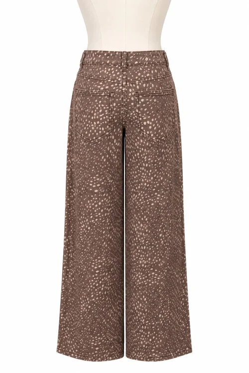 PANTALÓN VAQUERO ANIMAL PRINT BAMBI - Imagen 2