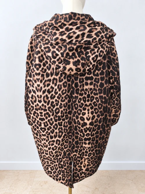 CHAQUETA ESTAMPADO ANIMAL PRINT CON CAPUCHA - Imagen 3